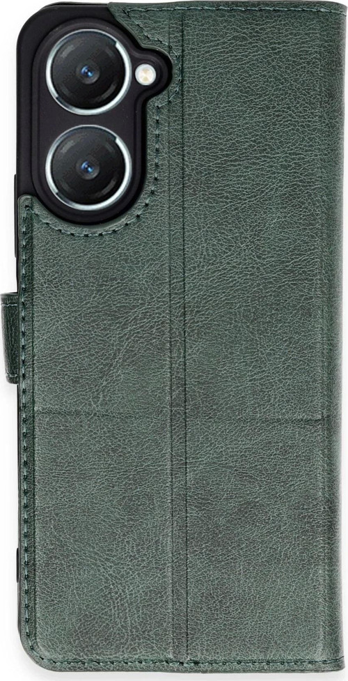 Vivo Y18 Kılıf Trend S Plus Kapaklı Kılıf - Yeşil
