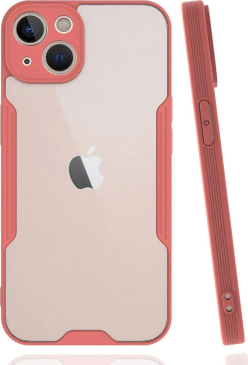 iPhone 14 Plus Kılıf Platin Silikon - Pembe