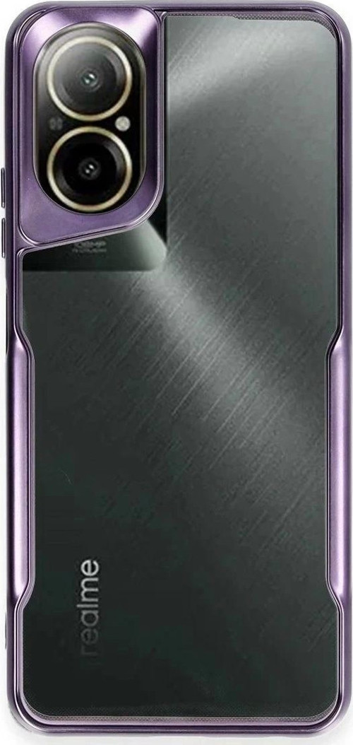 Realme 12 Lite Kılıf Boyi Silikon Kapak - Derin Mor