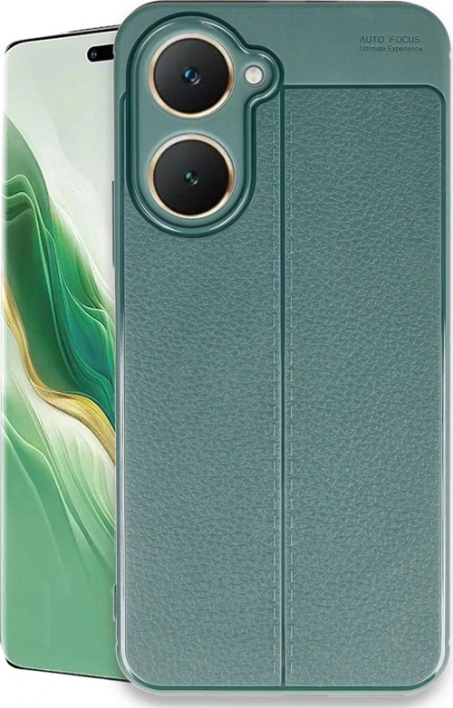 Vivo Y18 Kılıf Auto Focus Kapak - Koyu Yeşil