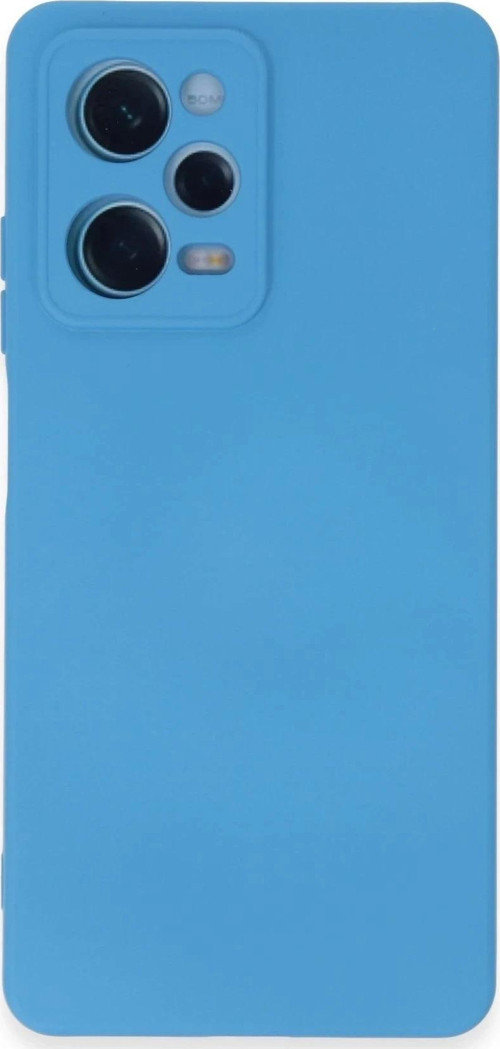 Xiaomi Redmi Note 12 Pro 5G Kılıf Nano içi Kadife Silikon - Mavi