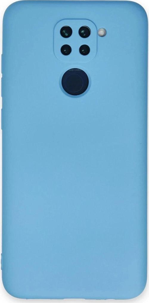 Xiaomi Redmi Note 9 Kılıf Nano içi Kadife Silikon - Mavi