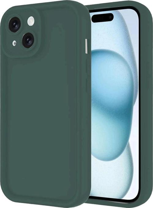 iPhone 14 Kılıf Viera Silikon - Koyu Yeşil