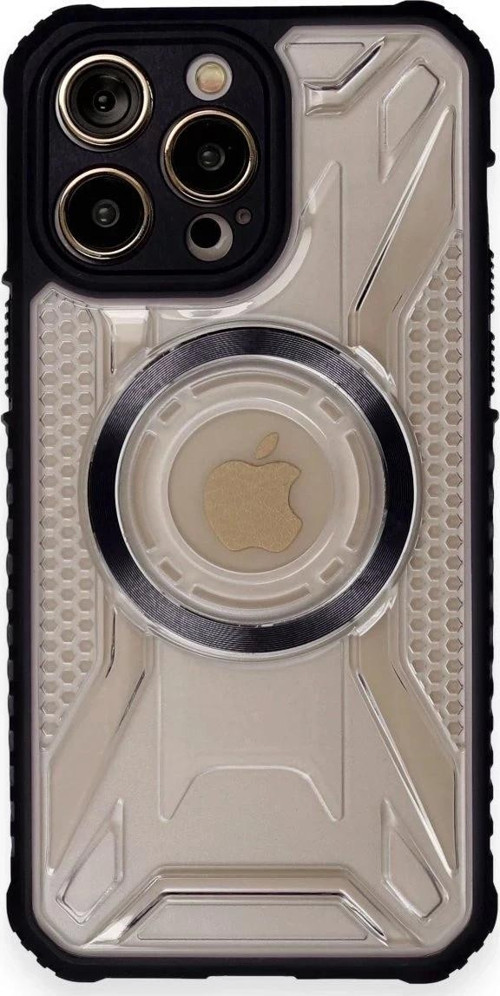 iPhone 12 Pro Max Kılıf Prag Magneticsafe Kapak - Siyah