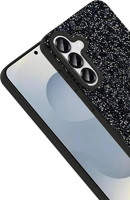 Onegif Samsung Galaxy S25 Bright Simli Kapak - Derin Mor