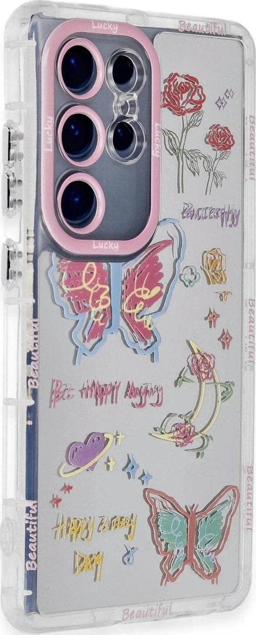 Samsung Galaxy S24 Ultra Kılıf Reflexion Desenli Kapak - Desen 8