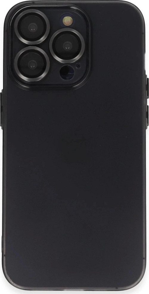 iPhone 14 Pro Kılıf Luko Lens Silikon - Siyah