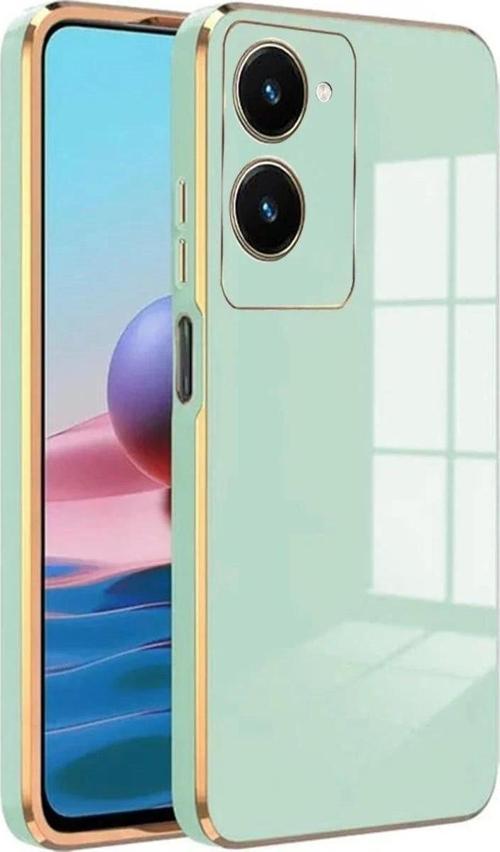 Vivo Y18 Kılıf Volet Silikon - Açık Yeşil