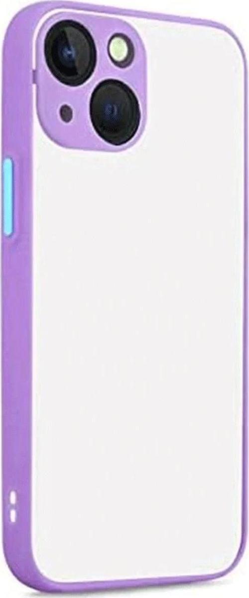 iPhone 13 Kılıf Montreal Silikon Kapak - Mor