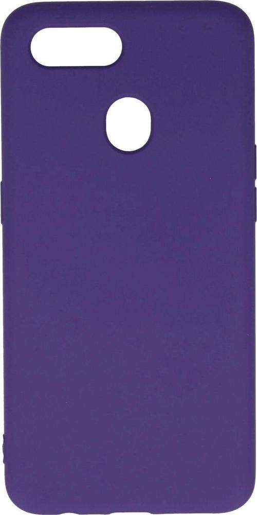 Oppo A12 Kılıf Nano içi Kadife Silikon - Mor