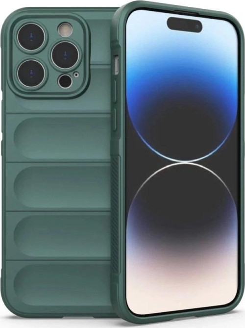 iPhone 16 Pro Kılıf Optimum Silikon - Koyu Yeşil