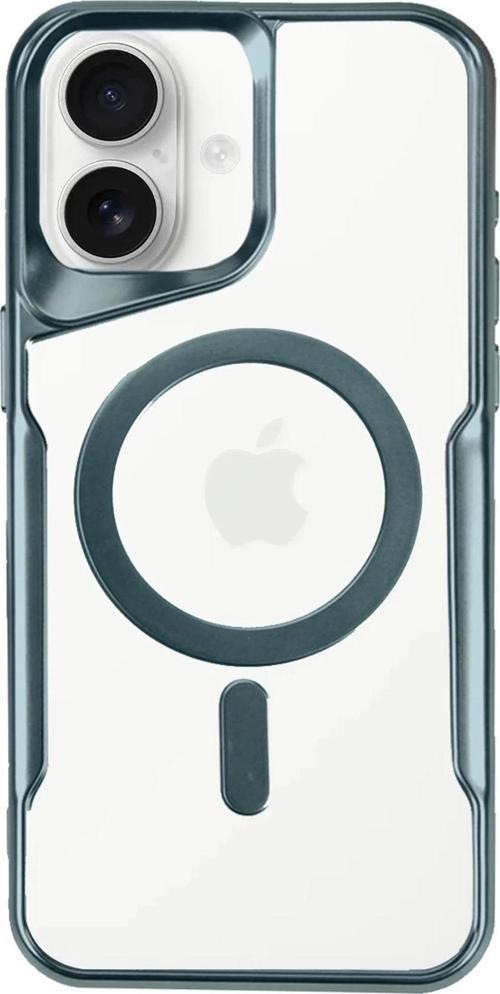 iPhone 16 Plus Kılıf Boyi Magsafe Silikon Kapak - Turkuaz