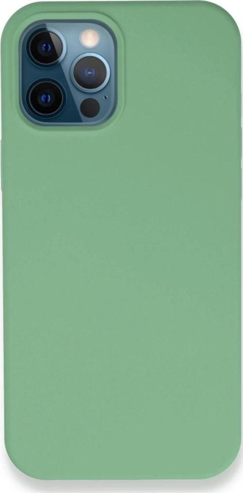 iPhone 12 Pro Kılıf Lansman Legant Silikon - Yeşil