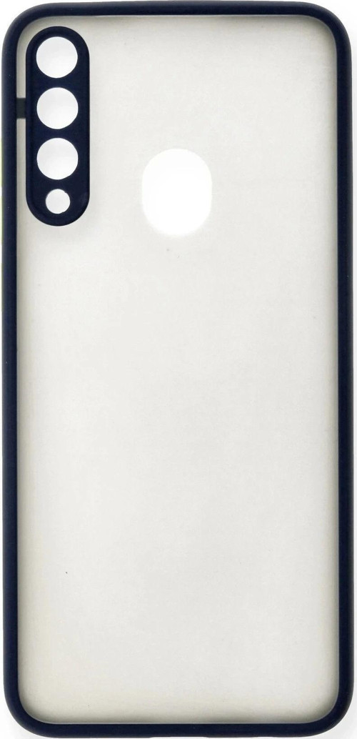 Huawei Y6P Kılıf Montreal Silikon Kapak - Lacivert
