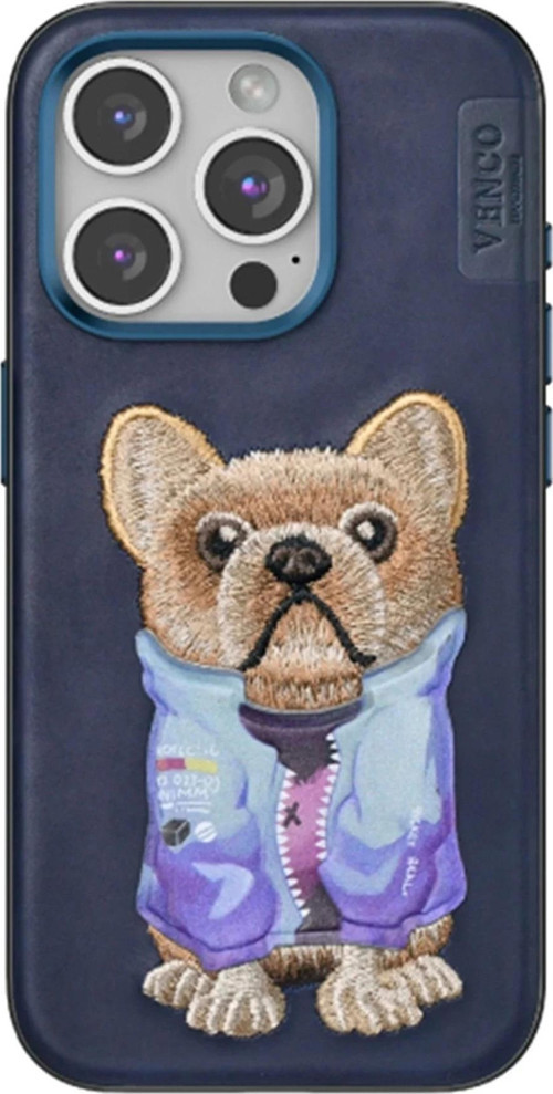 Venco iPhone 15 Pro Max Cute Desenli Kapak - Lacivert