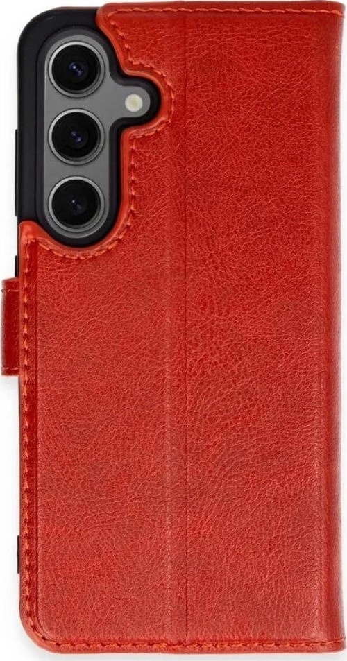 Samsung Galaxy S24 Plus Kılıf Trend S Plus Kapaklı Kılıf - Kırmızı