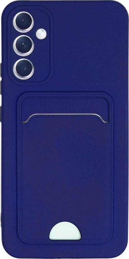 Samsung Galaxy A25 5G Kılıf Kelvin Kartvizitli Silikon - Lacivert