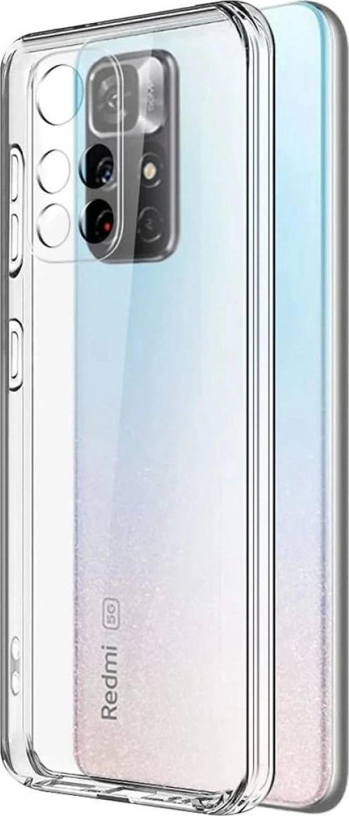 Xiaomi Redmi Note 11T Kılıf Lüx Şeffaf Silikon
