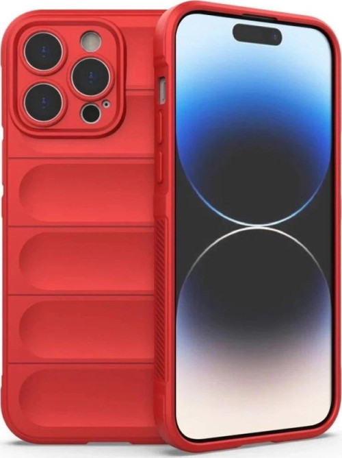 iPhone 16 Pro Kılıf Optimum Silikon - Kırmızı