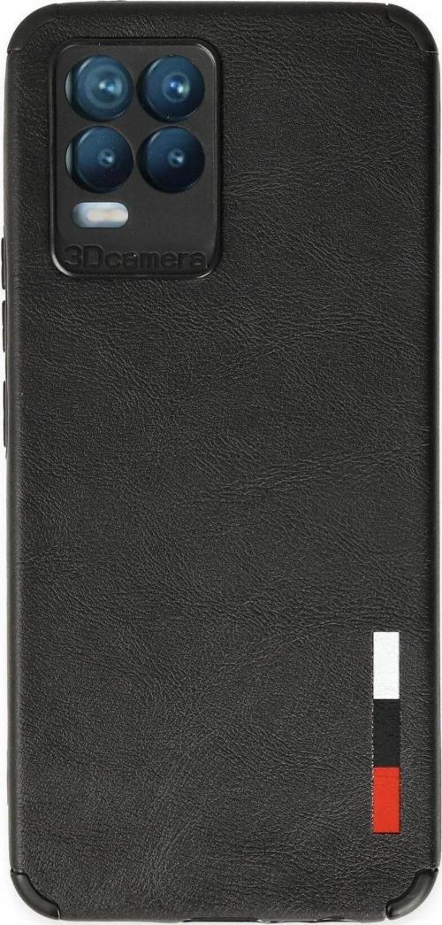 Realme 8 Kılıf Loop Deri Silikon - Siyah