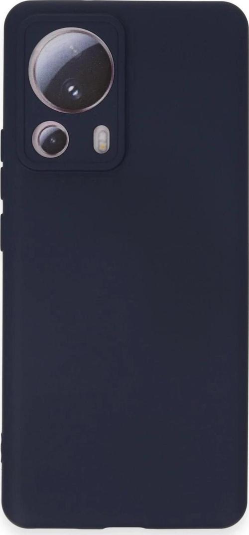 Xiaomi Mi 13 Lite Kılıf Nano içi Kadife Silikon - Lacivert