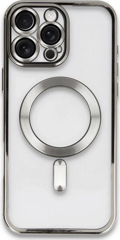 iPhone 16 Pro Kılıf Kross Magneticsafe Kapak - Titan Gri