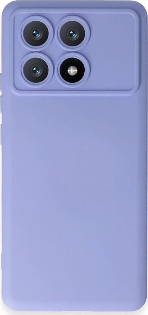 Xiaomi Poco X6 Pro Kılıf Nano içi Kadife Silikon - Lila