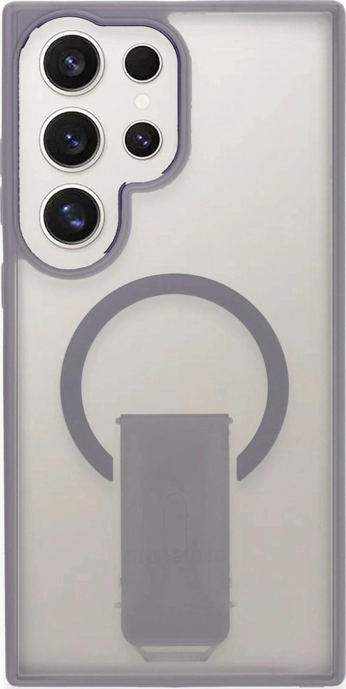 Samsung Galaxy S23 Ultra Tork Magsafe Standlı Kapak - Lila