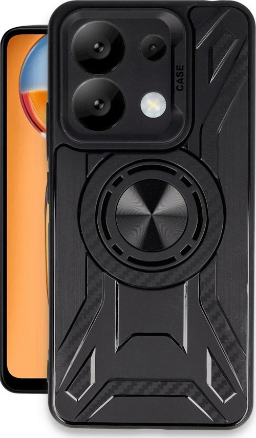 Xiaomi Redmi Note 13 4G Kılıf Lincoln Silikon - Siyah