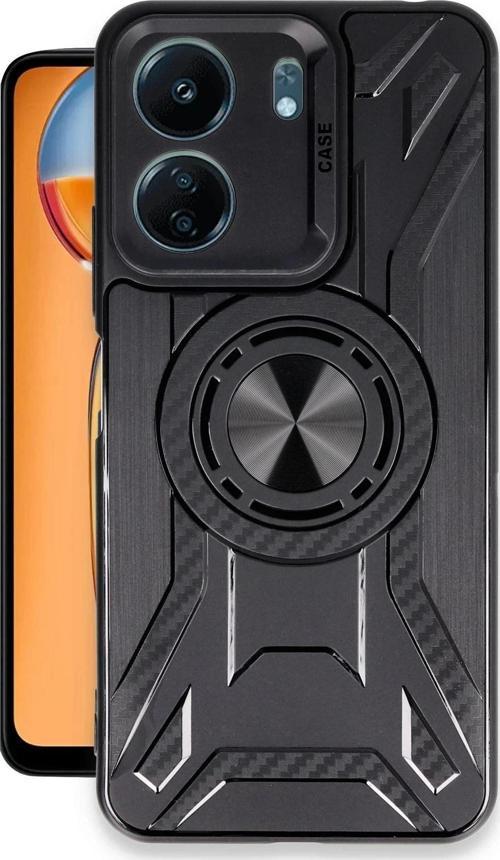 Xiaomi Redmi 13C Kılıf Lincoln Silikon - Siyah