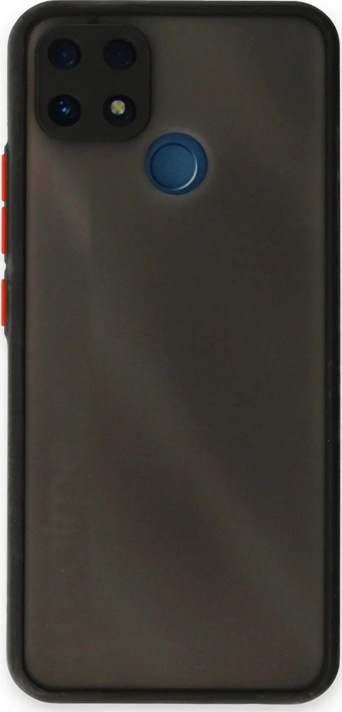 Realme C25 Kılıf Montreal Silikon Kapak - Siyah