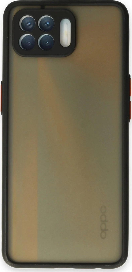 Oppo Reno 4 Lite Kılıf Montreal Silikon Kapak - Siyah