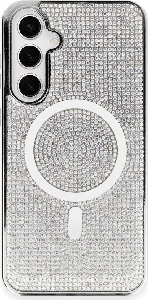 Samsung Galaxy S23 Kılıf Diamond Magsafe Kapak - Rainbow