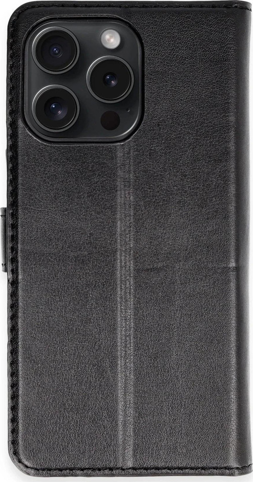 iPhone 15 Pro Max Kılıf Trend S Plus Kapaklı Kılıf - Siyah
