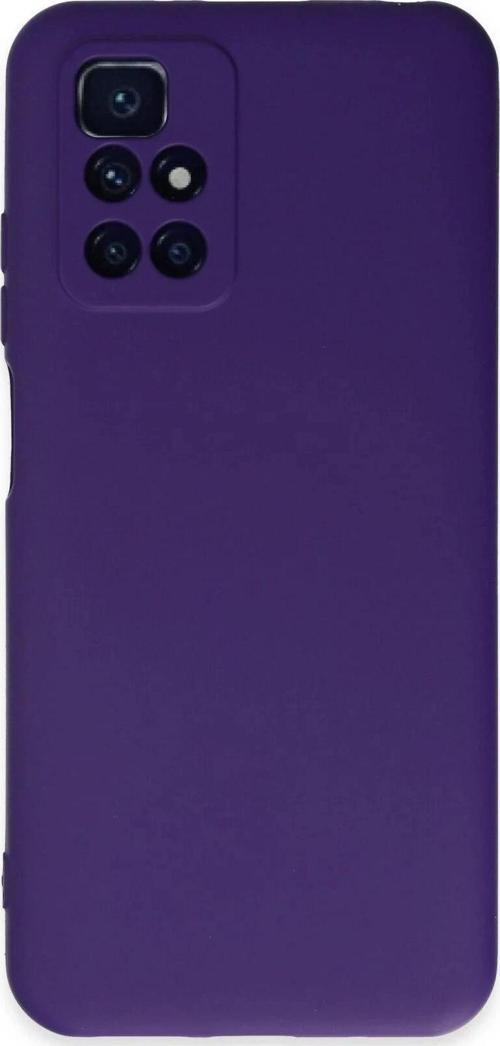 Xiaomi Redmi 10 2022 Kılıf Nano içi Kadife Silikon - Mor