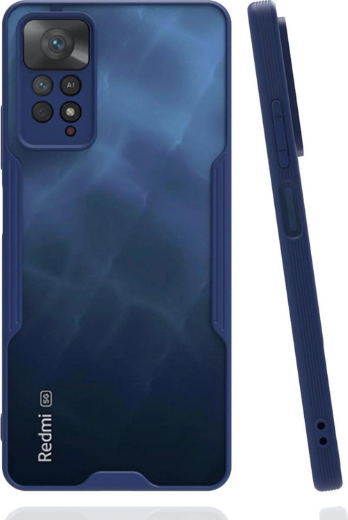 Xiaomi Redmi Note 11 Pro Kılıf Platin Silikon - Lacivert