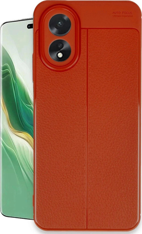 Oppo A38 Kılıf Auto Focus Kapak - Kırmızı