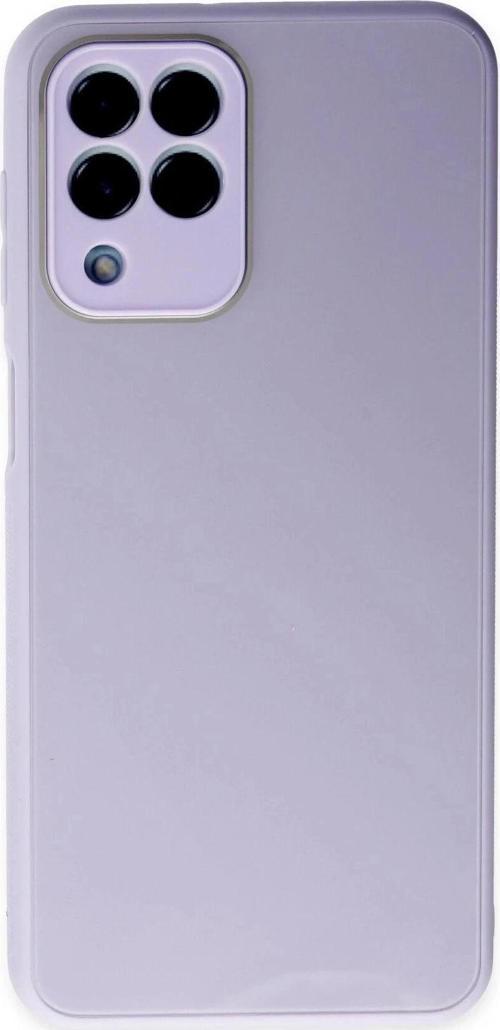 Samsung Galaxy M33 Kılıf Glass Kapak - Lila