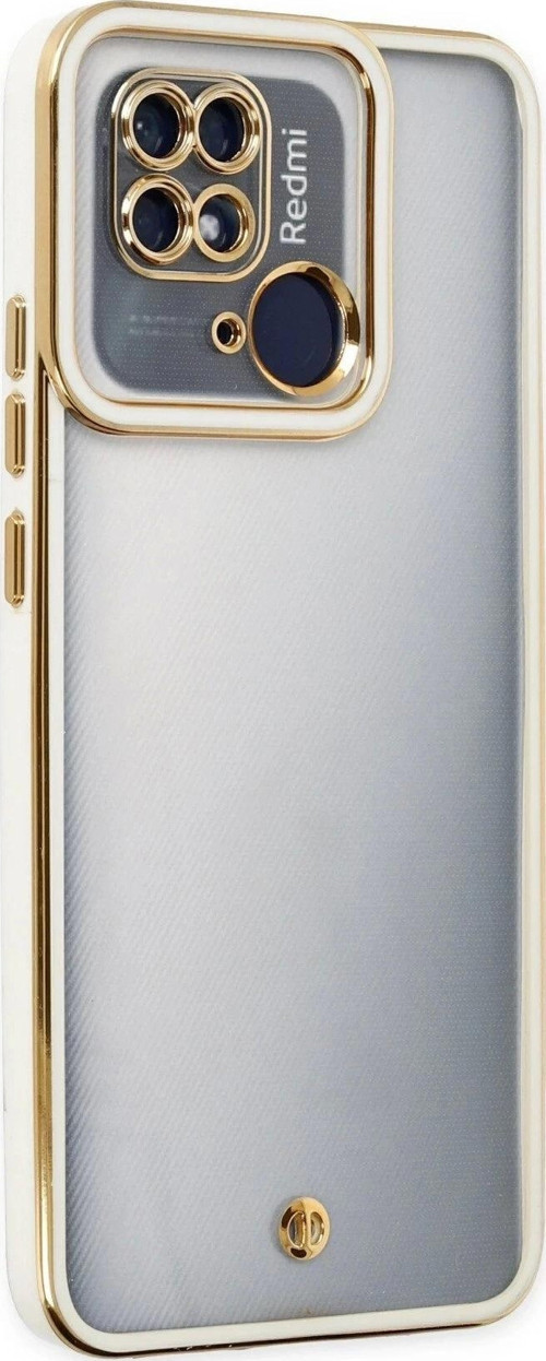 Xiaomi Redmi 10C Kılıf Liva Lens Silikon - Beyaz