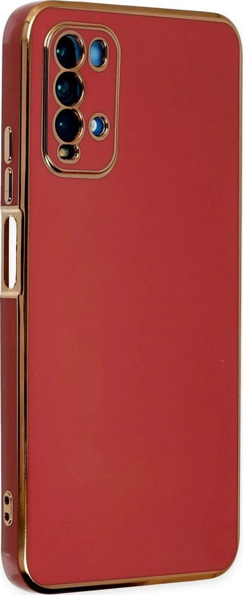Xiaomi Redmi 9T Kılıf Volet Silikon - Kırmızı
