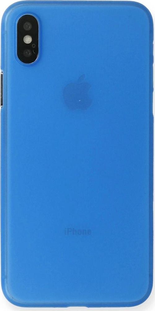 iPhone X Kılıf PP Ultra İnce Kapak - Mavi