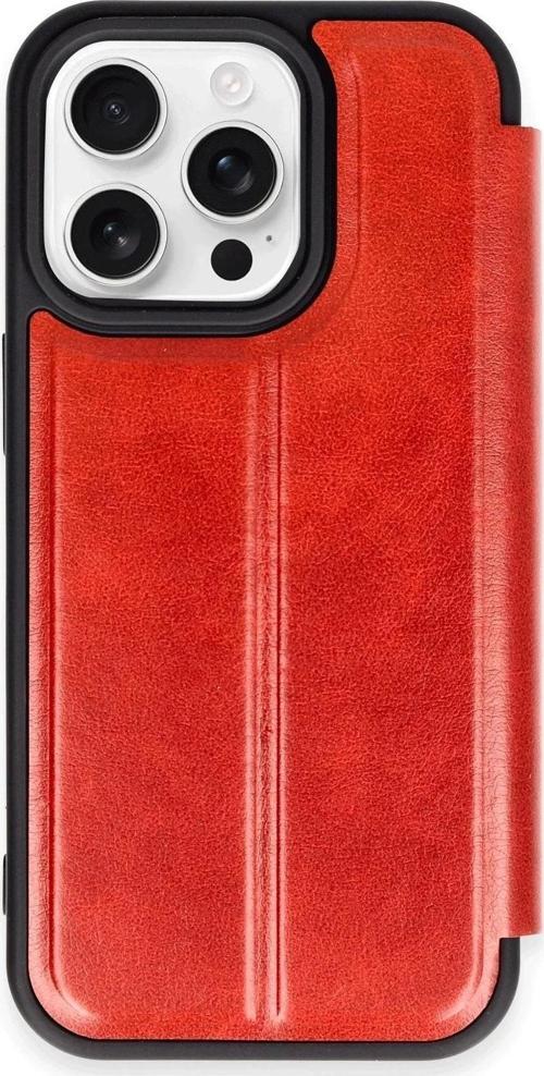 iPhone 14 Pro Kılıf Flip Cover - Kırmızı