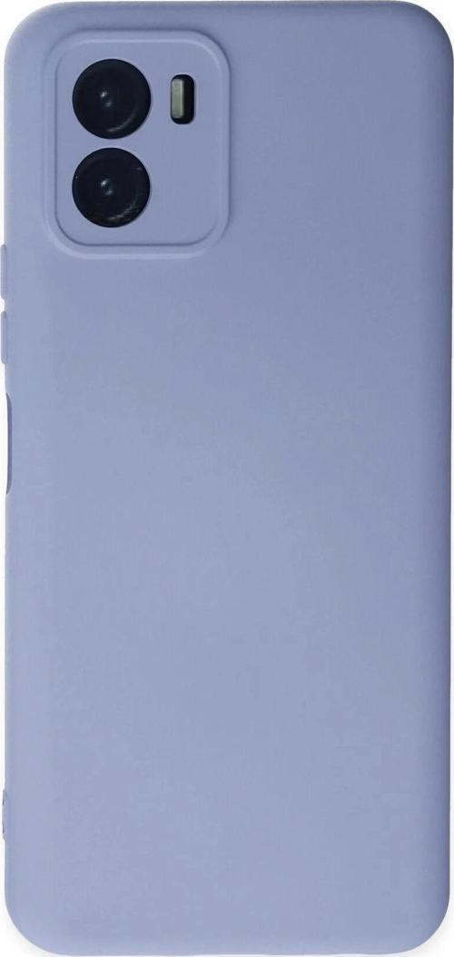 Vivo Y15S Kılıf Nano içi Kadife Silikon - Lila