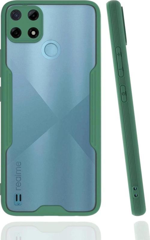 Realme C25Y Kılıf Platin Silikon - Yeşil