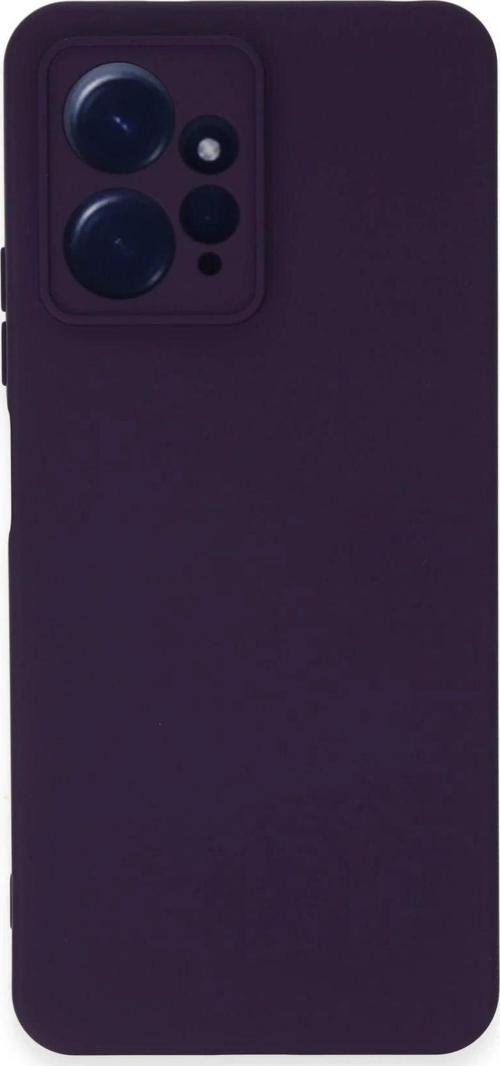 Xiaomi Redmi Note 12 4G Kılıf Nano içi Kadife Silikon - Mor