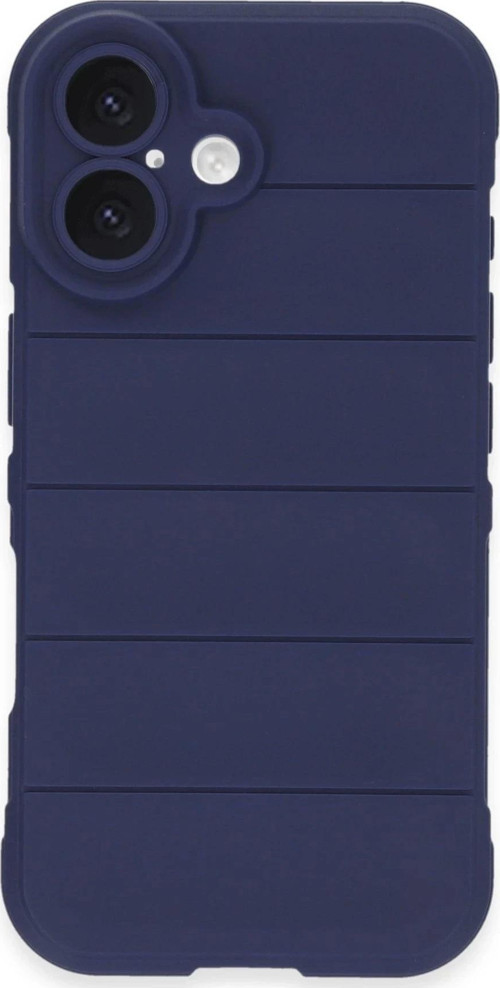 iPhone 16 Plus Kılıf Optimum Silikon - Lacivert