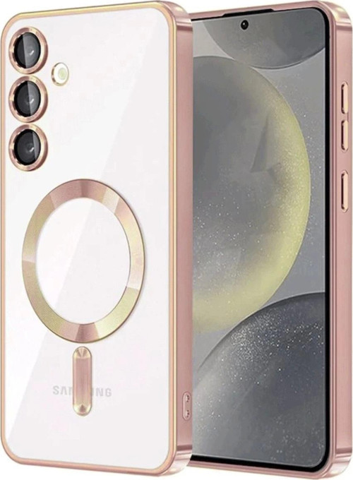 Samsung Galaxy S24 Plus Kılıf Kross Magneticsafe Kapak - Rose