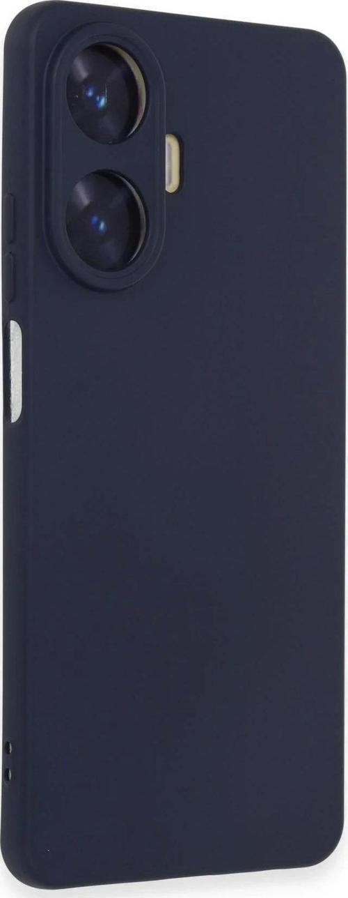 Realme C55 Kılıf Nano içi Kadife Silikon - Mor