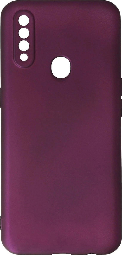 Oppo A31 Kılıf First Silikon - Mürdüm