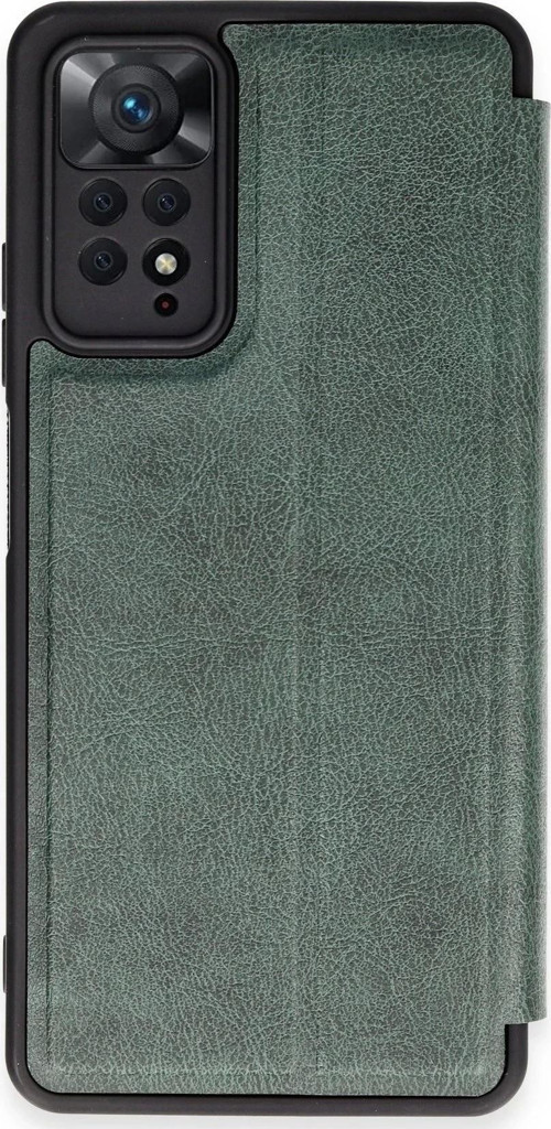 Xiaomi Redmi Note 12 Pro 4G Kılıf Flip Cover - Koyu Yeşil